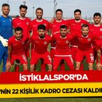 İstiklalspor’da TFF’nin 22 kişilik kadro cezası kaldırıldı!
