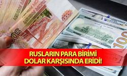 Rusların para birimi dolar karşısında eridi!