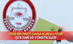 Yeni bir parti daha kuruluyor!