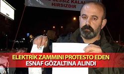 Elektrik Zammını Protesto Eden Esnaf Gözaltına Alındı