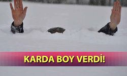 Karda boy verdi!