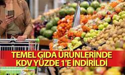 Temel Gıda Ürünlerinde KDV, Yüzde 1'e İndirildi