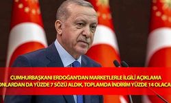 Cumhurbaşkanı Erdoğan'dan Marketlerle İlgili Açıklama, Onlardan Da Yüzde 7 Sözü Aldık, Toplamda İndirim Yüzde 14 Olacak