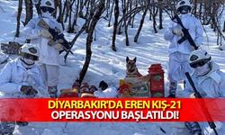 Diyarbakır'da eren kış-21 operasyonu başlatıldı!