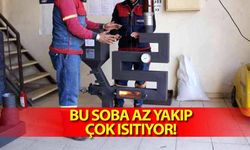 500 lirayla kışı geçirecek soba yaptı!