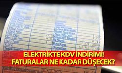 Elektrikte KDV indirimi! Faturalar ne kadar düşecek?