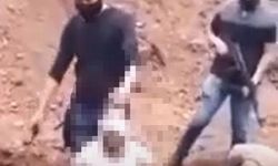 Tüyleri diken diken eden anlar! Bağladıkları 3 adamı böyle infaz ettiler