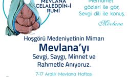 Başkan Mahçiçek’ten Hazreti Mevlana’nın 749’ncı vuslat yıl dönümü mesajı