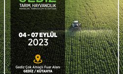 Gediz Tarım ve Hayvancılık Fuarı  4 Eylül’de Açılıyor