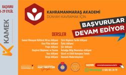 Kahramanmaraş Büyükşehir Akademisinde Başvurular Sürüyor!