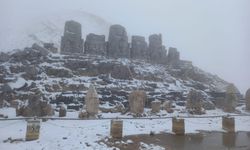 Nemrut Dağı beyaza büründü!