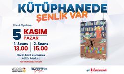 ‘Kütüphanede Şenlik Var’ Tiyatrosu Minik İzleyicilerini Bekliyor