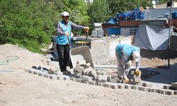 Dulkadiroğlu’ndan Turan Mahallesinde Parke Çalışması