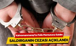 Kahramanmaraş'ta Polis Memuruna Saldırı: Saldırganın Cezası Açıklandı!