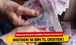 Kahramanmaraş'ta Emeklilere Büyük Promosyon: ING'den 18 Bin TL Destek!