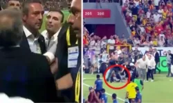 Ali Koç Göztepe Maçında Neden Yere Düştü? Tribünden Gelen Su Şişesi mi?