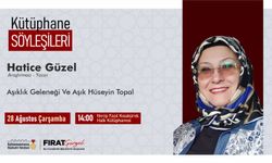 Kahramanmaraş’ta Kütüphane Söyleşileri’nin Konuğu Yazar Hatice Güzel Olacak!