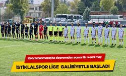 Kahramanmaraş İstiklalspor lige galibiyetle başladı