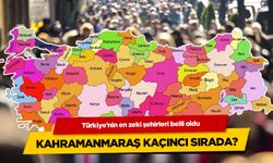 Türkiye'nin en zeki şehirleri belli oldu... Kahramanmaraş kaçıncı sırada?