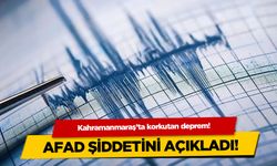 Kahramanmaraş'ta deprem: Çevre illerde de hissedildi