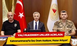 Vali Mükerrem Ünlüer Açıkladı: Kahramanmaraş’ta Suç Oranı Azalıyor, Huzur Artıyor