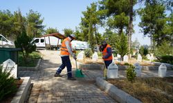 Kahramanmaraş’ta mezarlık bakıma alındı!