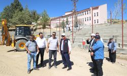 Baydemirli sahası güreş festivaline hazırlanıyor!