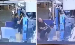 Makine adamı yuttu!