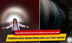 Fatma Şahin Kahramanmaraş’tan taşıdığı suyla yine şovunu yaptı! “İçinden araç geçen borularla altyapı yaptık”