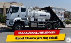 Dulkadiroğlu Belediyesi, Hizmet Filosuna yeni araç ekledi!