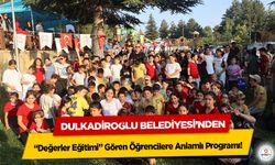 Dulkadiroğlu Belediyesi’nden “Değerler Eğitimi” Gören Öğrencilere Anlamlı Programı
