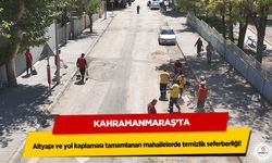 Altyapı ve yol kaplaması tamamlanan mahallelerde temizlik seferberliği!