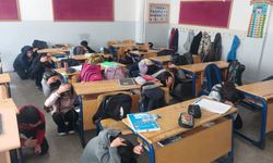 Okullarda deprem ve yangın tatbikatı gerçekleştirildi!