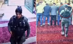 Camiye ayakkabı ile girip namaz kılanları gözaltına aldılar!