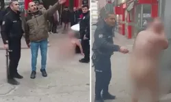 Çırılçıplak adam bir kenti ayağa kaldırdı!