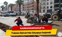 Trabzon Bulvarı’nda üstyapıya başlandı!