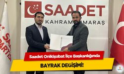 Saadet Onikişubat İlçe Başkanlığında bayrak değişimi!