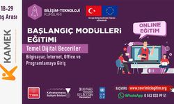 Kahramanmaraş'ta KAMEK’ten Gençlere Dijital Eğitim!