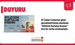 7 Şubat’ta Planlanan “Atletizm Kurtuluş Koşusu” İleri Bir Tarihe Ertelendi!