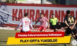 Akedaş Kahramanmaraş İstiklalspor Play-Off’a Yükseldi!