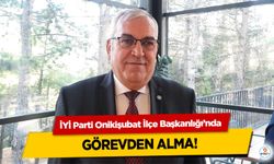 İYİ Parti Onikişubat İlçe Başkanlığı’nda Görevden Alma!