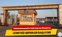 Kahramanmaraş’ta Canlı Hayvan Borsası’na ücretsiz seferler başlıyor!