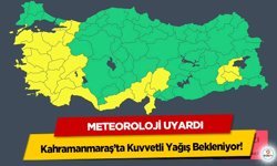 Meteoroloji Uyardı: Kahramanmaraş’ta Kuvvetli Yağış Bekleniyor