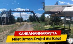 Kahramanmaraş Millet Ormanı Projesi Atıl Kaldı!