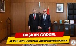 Başkan Görgel, AK Parti MKYK Üyesi Mahir Ünal’ı Makamında Ağırladı!