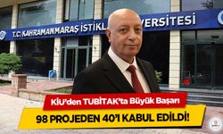 KİÜ’den TÜBİTAK’ta Büyük Başarı: 98 Projeden 40’ı Kabul Edildi!