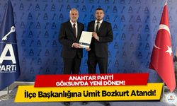 Anahtar Parti Göksun’da yeni dönem! İlçe Başkanlığına Ümit Bozkurt Atandı