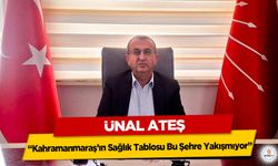 Ünal Ateş: "Kahramanmaraş’ın Sağlık Tablosu Bu Şehre Yakışmıyor"