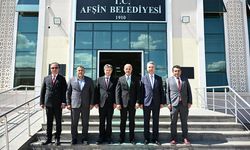KSÜ Rektörü Okumuş’tan Afşin Belediye Başkanı Kıraç’a Ziyaret!