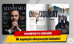 Manifesto Dergisi ilk sayısıyla okuyucuyla buluştu!